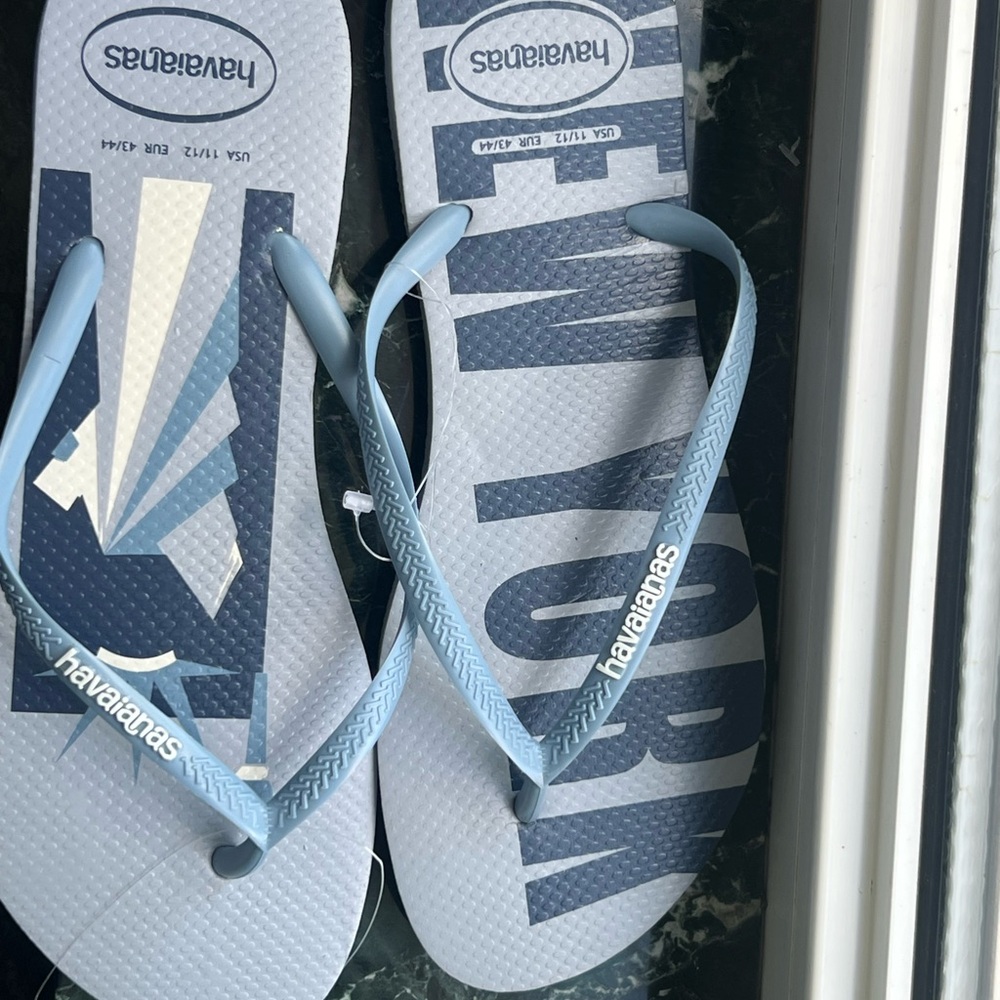 Havaianas Navy and Light Blue Sandals